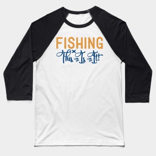 fishing Baseball T-Shirt